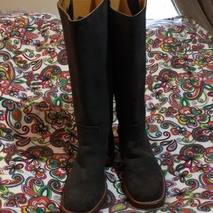 Frye grey suede 14L Campus boots